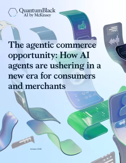 【麦肯锡】代理商务机遇：人工智能代理如何为消费者和商家开创新时代