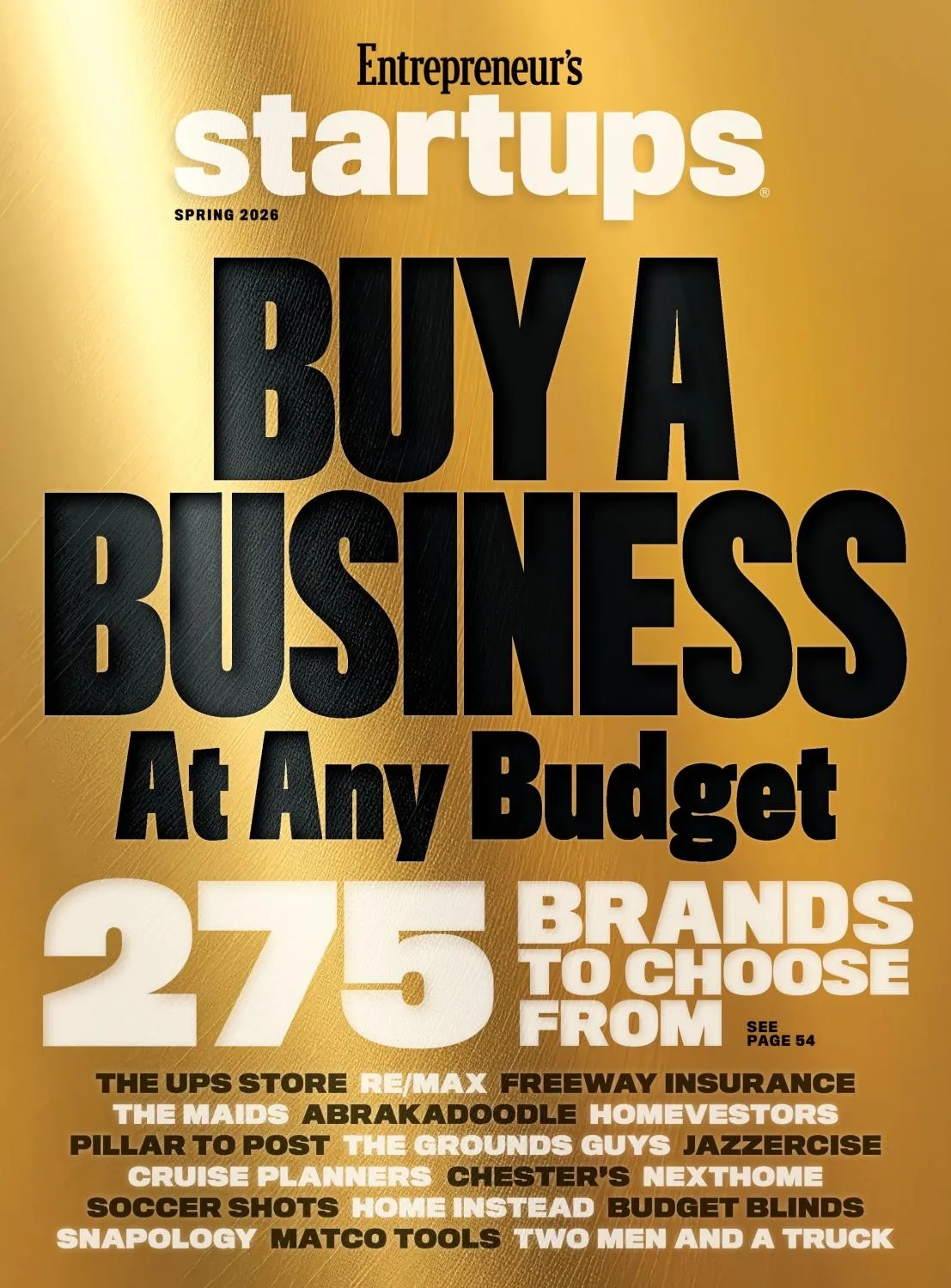 Entrepreneurs Startups – Spring 2026